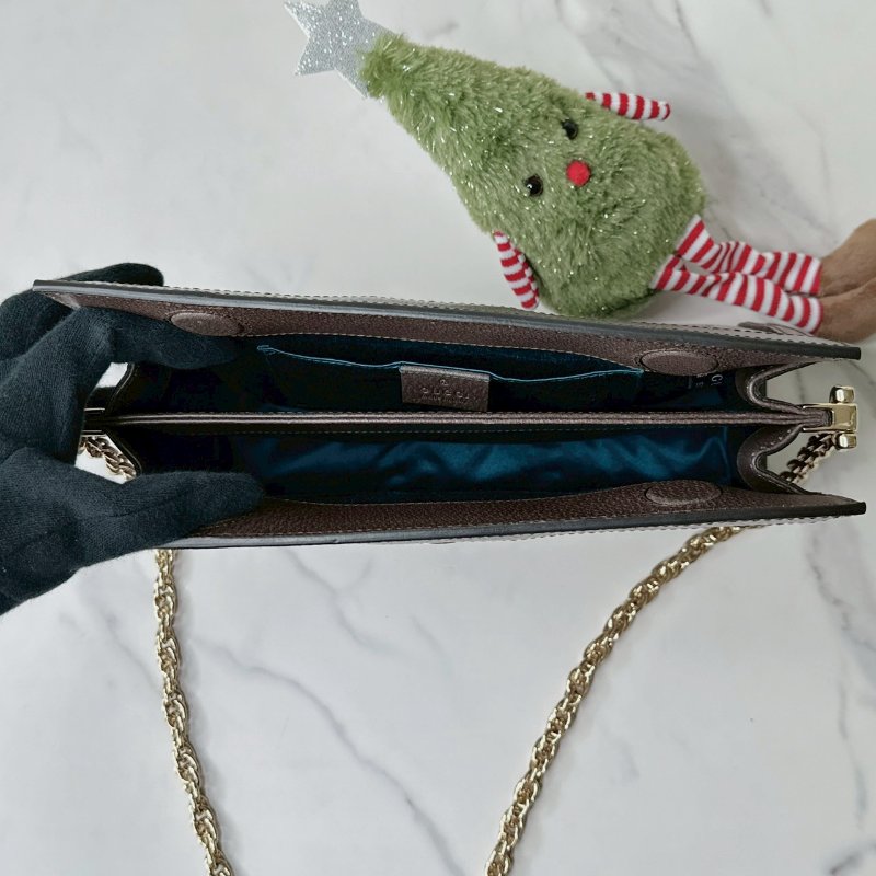 GUCCI Ophidia GG鏈帶包-4