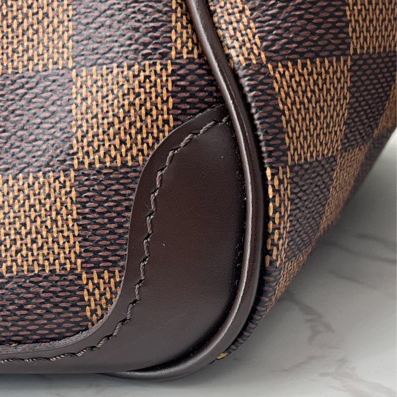 香緹國際精品 849 LV 棋盤格水餃包 極新-5