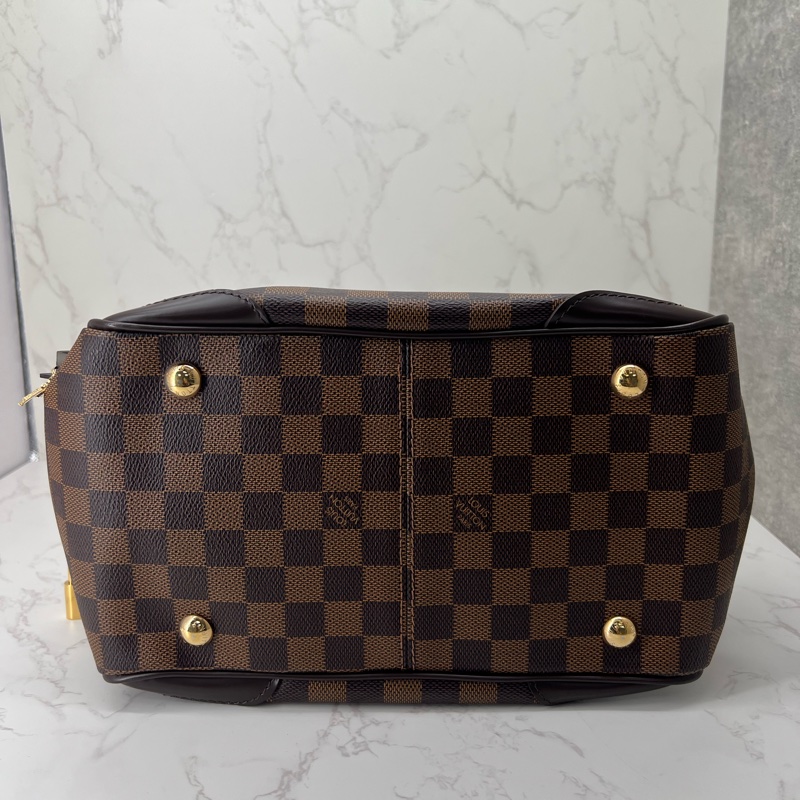 香緹國際精品 849 LV 棋盤格水餃包 極新-7