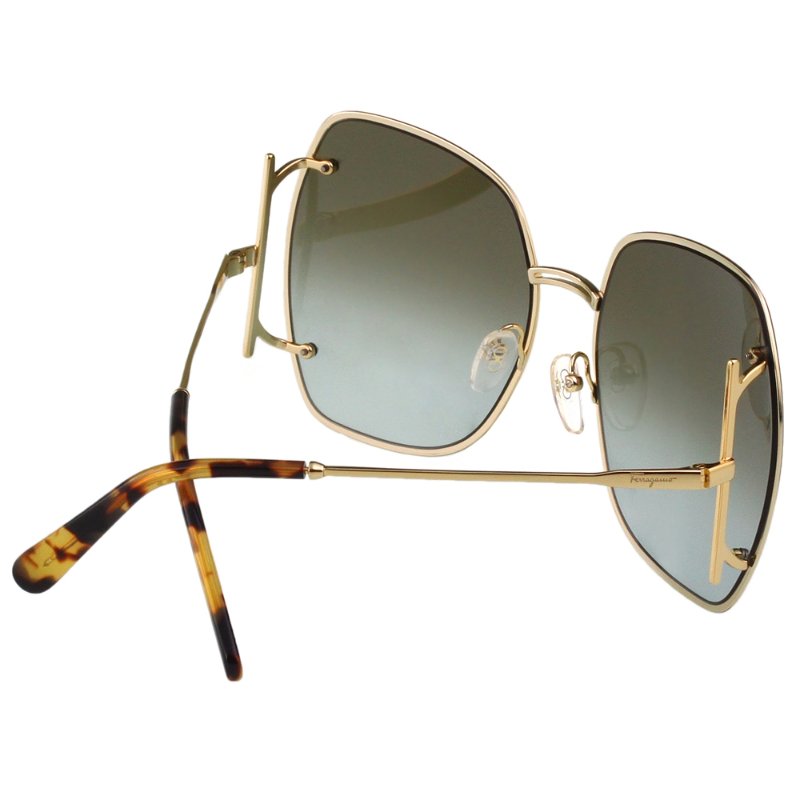 Salvatore Ferragamo 太陽眼鏡(金色)-3