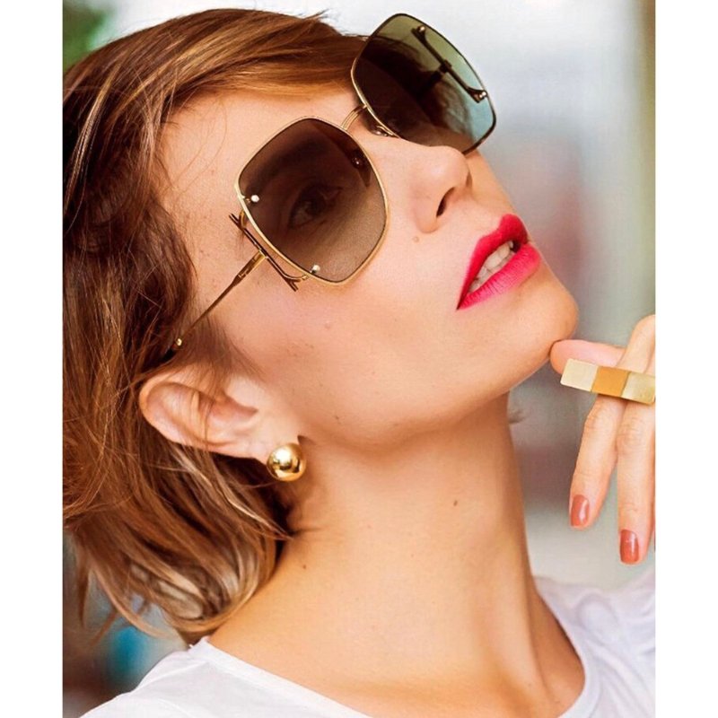 Salvatore Ferragamo 太陽眼鏡(金色)-7