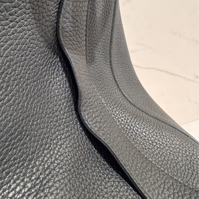 Hermes黑拼棕Lindy 30cm-20