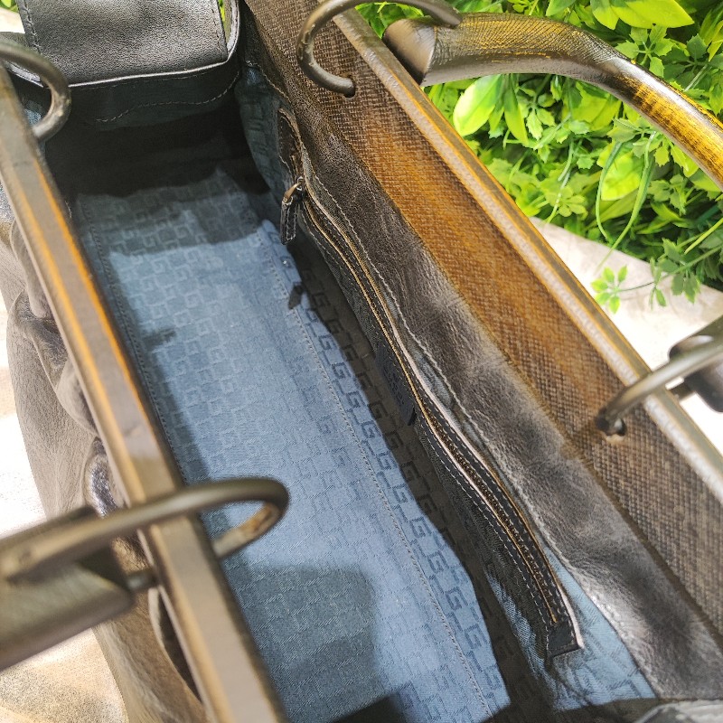 Gucci Bamboo Handle Doctor Bag-5