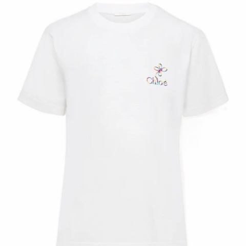 Chloe 女士 徽標短袖T恤XS S M碼