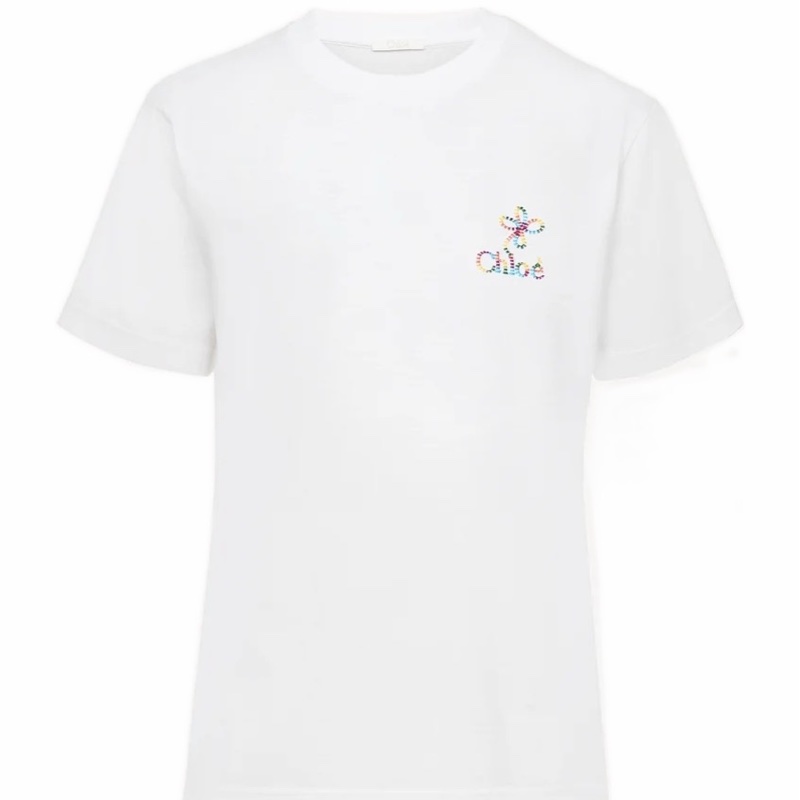 Chloe 女士 徽標短袖T恤XS S M碼-0