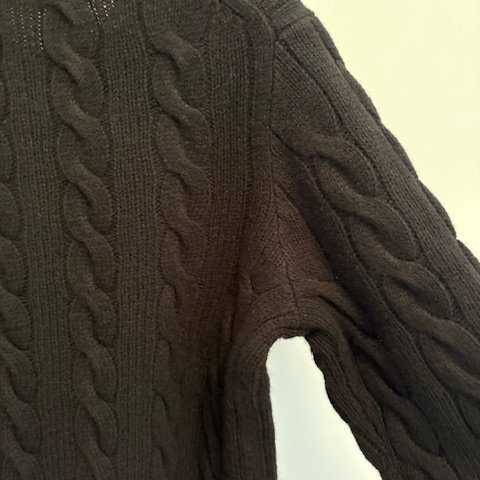 Polo Ralph Lauren 絞花針織羊毛喀什米爾羊毛混紡開襟衫-8