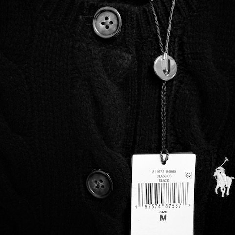 Polo Ralph Lauren 絞花針織羊毛喀什米爾羊毛混紡開襟衫-11