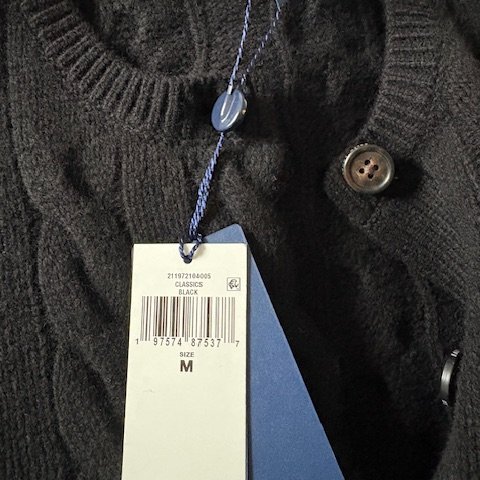 Polo Ralph Lauren 絞花針織羊毛喀什米爾羊毛混紡開襟衫-12