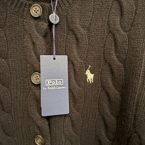 Polo Ralph Lauren 絞花針織羊毛喀什米爾羊毛混紡開襟衫-20