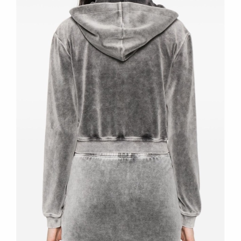 Alexander Wang 女士 天鵝絨連帽衫S碼-4