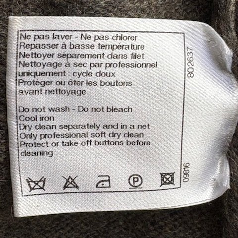 Chanel 三色 (灰色/海軍藍/Malachite 綠) 經典二口袋 cashmere開襟衫-18