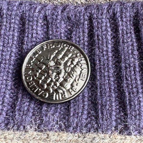 Chanel 三色 (灰色/海軍藍/Malachite 綠) 經典二口袋 cashmere開襟衫-21