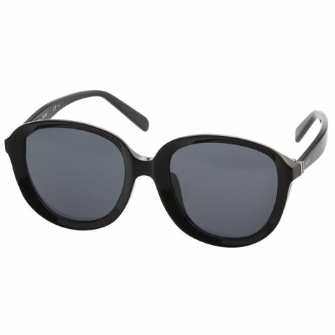 CELINE-復古內凹 太陽眼鏡 (黑色)