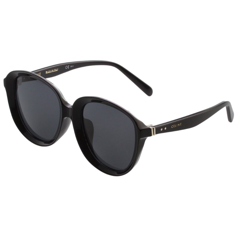 CELINE-復古內凹 太陽眼鏡 (黑色)-1