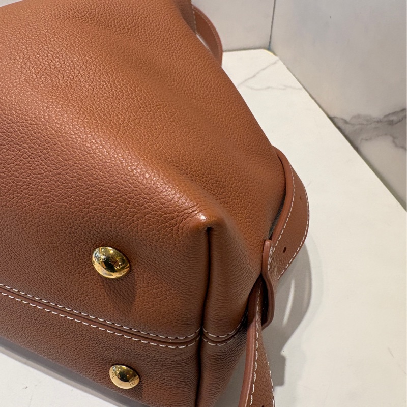 LV M5354 棕全皮鎖頭Hobo-10