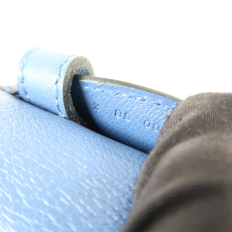 HERMES Evercolor皮革Sac A Dos GR24銀扣背包Bleu Brighton-6