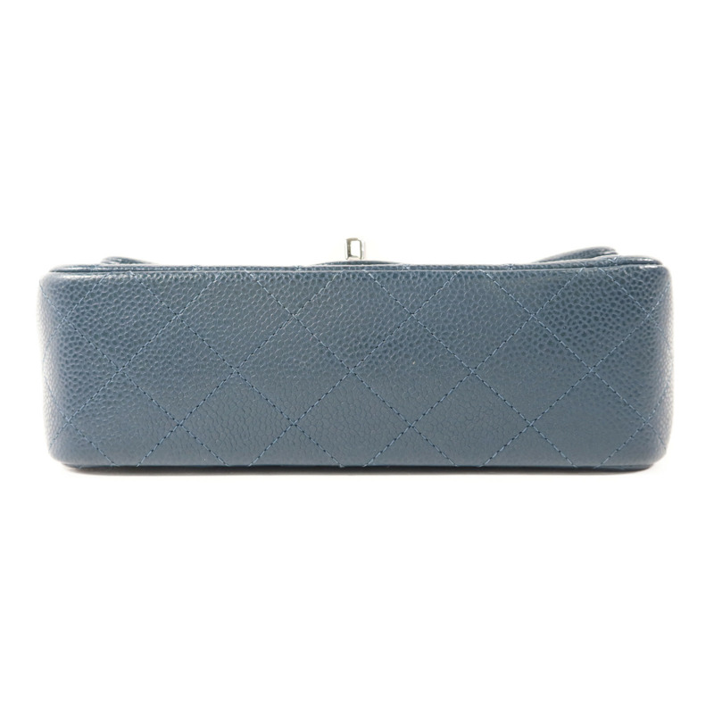 CHANEL 牛皮皮革Classic 20銀扣鏈帶肩背袋-3