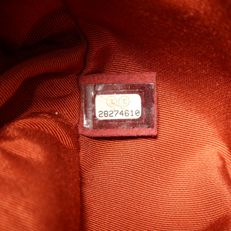 CHANEL 牛皮皮革Chain Shoulder金扣鏈帶肩背袋-6