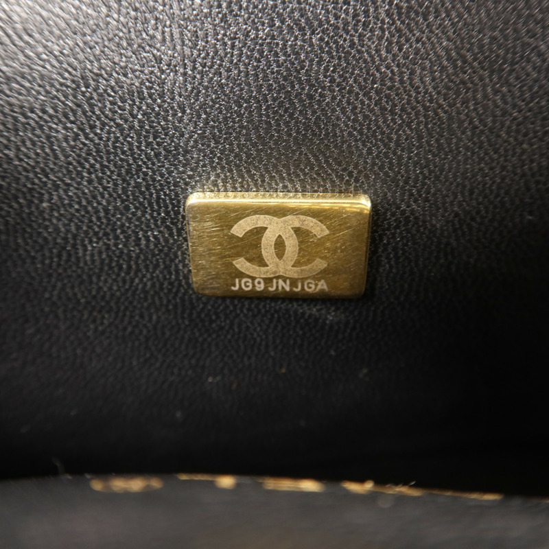 CHANEL 牛皮皮革Boy 20金扣鏈帶肩背袋-6