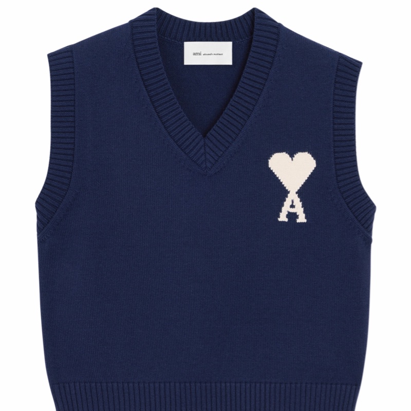 Ami Paris 女士 無袖針織衫XXS XS S M L XL XXL碼-3