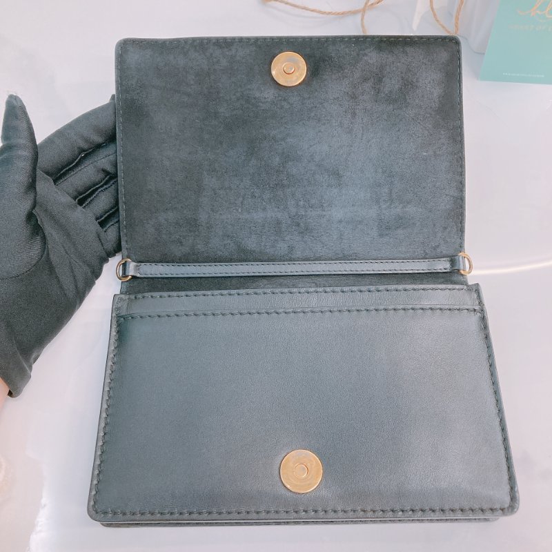 MS0578 Christian Dior 迪奧 ''我愛'' 鏈條銀包 黑色 金扣 光滑牛皮 J'Adior Wallet On Chain Smooth Calfskin Black x GHW-12