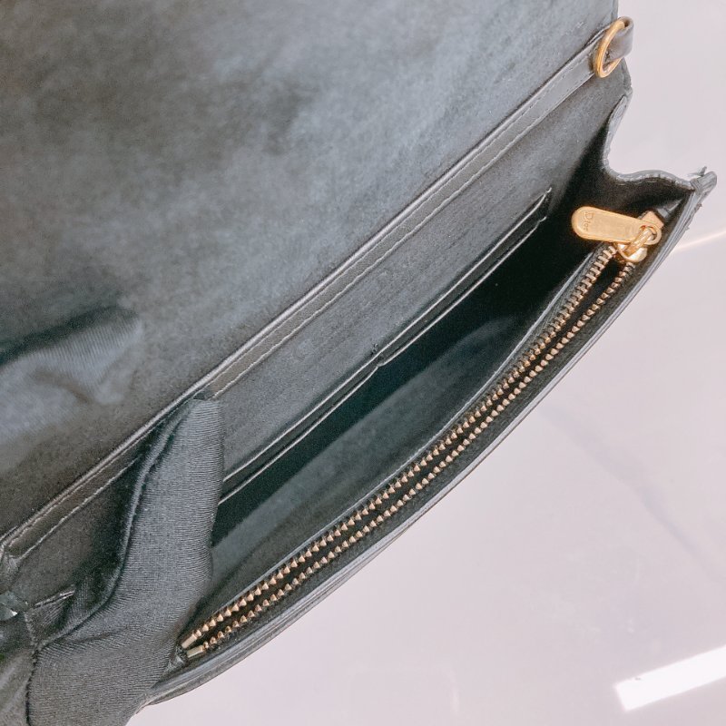 MS0578 Christian Dior 迪奧 ''我愛'' 鏈條銀包 黑色 金扣 光滑牛皮 J'Adior Wallet On Chain Smooth Calfskin Black x GHW-13