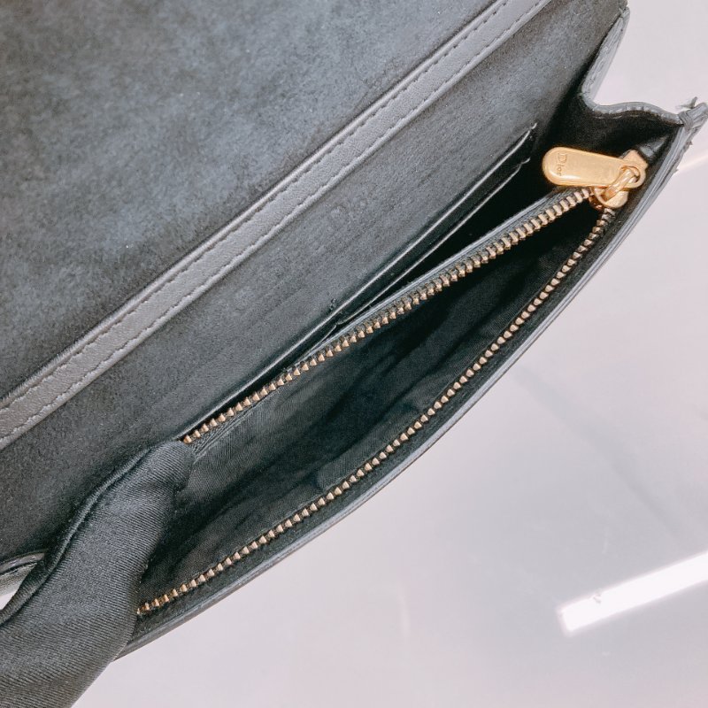 MS0578 Christian Dior 迪奧 ''我愛'' 鏈條銀包 黑色 金扣 光滑牛皮 J'Adior Wallet On Chain Smooth Calfskin Black x GHW-14