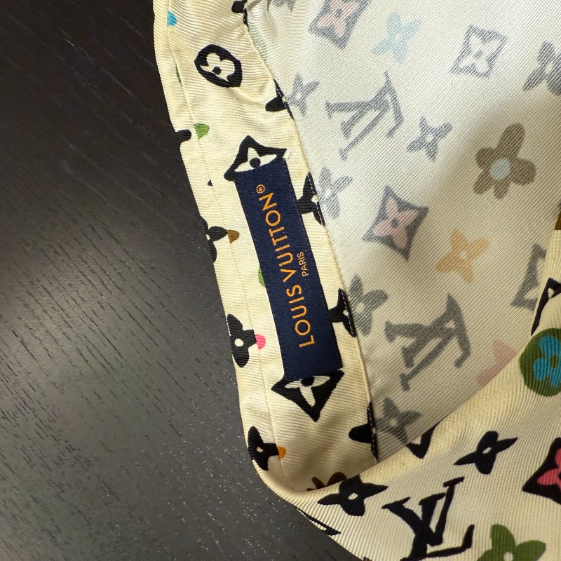 Louis Vuitton Monogram 印花絲綢襯衫 L號 二手-3