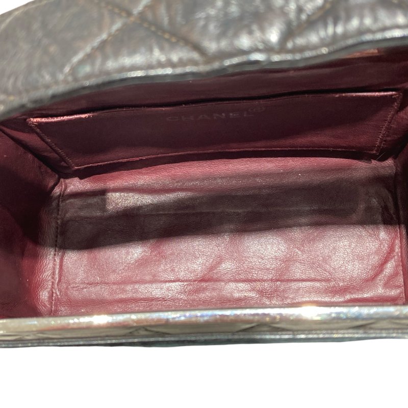 CHANEL 香奈兒 手提化妝包 黑色-11