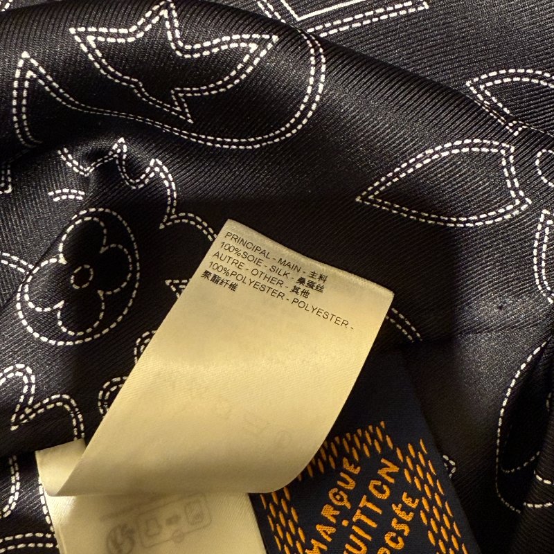 LV 蔓藤靴线绣花刺绣短袖襯衫 M號 二手-5