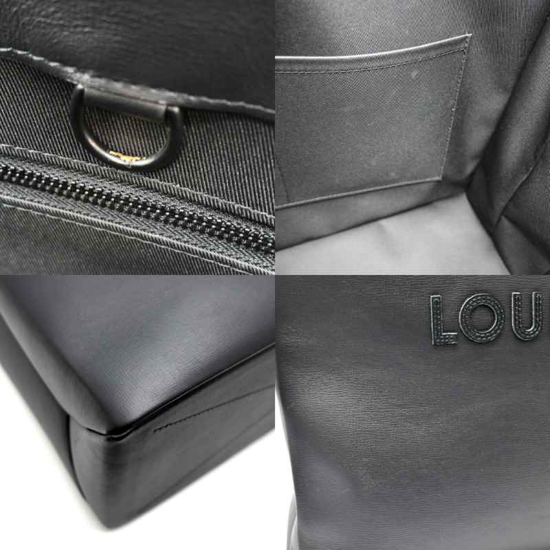 路易威登 Shopper Tote MM 男女手提包 M28309 黑色羊皮-6