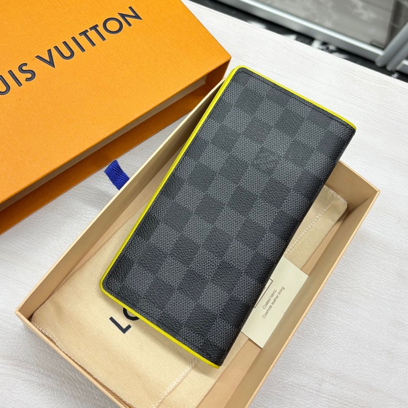 【近新閒置品】Louis Vuitton 路易威登 LV 黑棋盤格長款錢包長夾 15年編碼-1