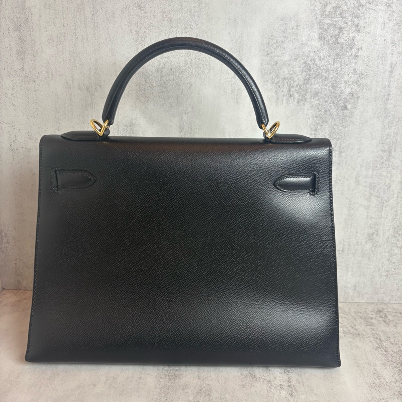 HERMES 黑金kelly32 EPSOM皮-1