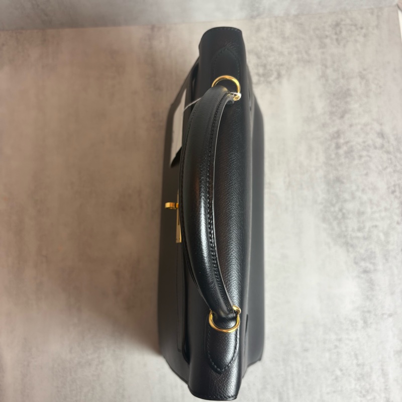 HERMES 黑金kelly32 EPSOM皮-2