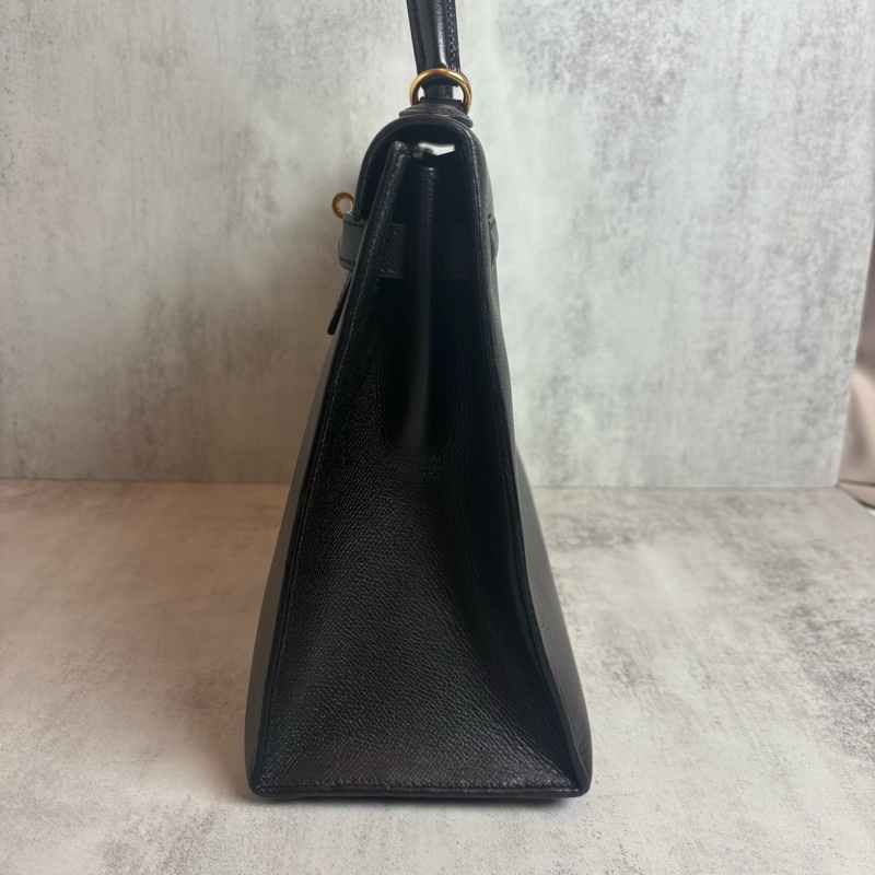 HERMES 黑金kelly32 EPSOM皮-3