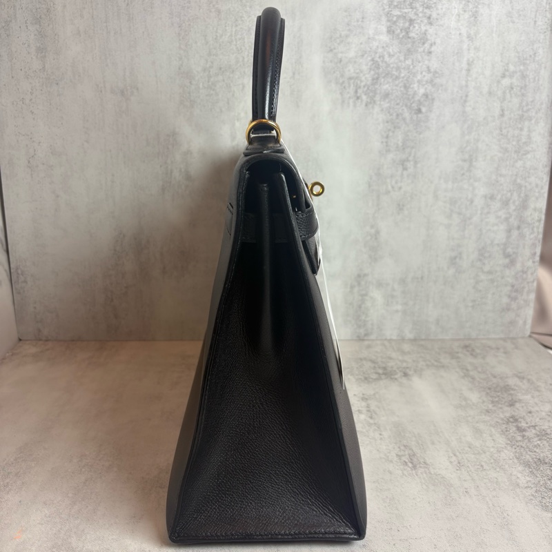 HERMES 黑金kelly32 EPSOM皮-4
