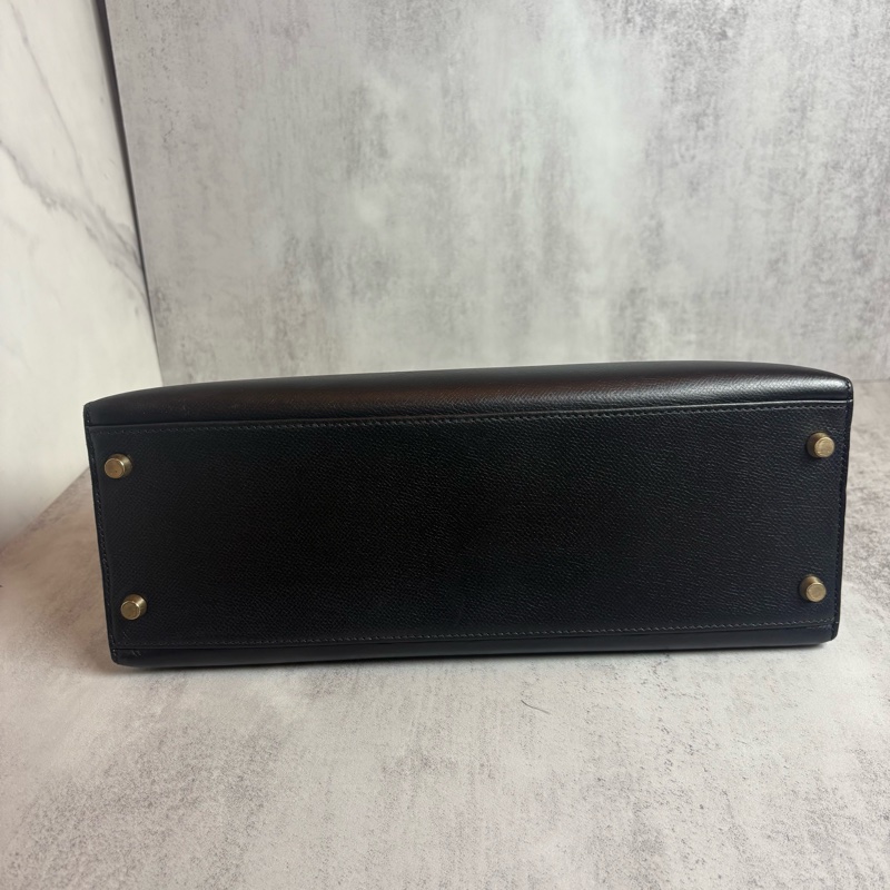 HERMES 黑金kelly32 EPSOM皮-5
