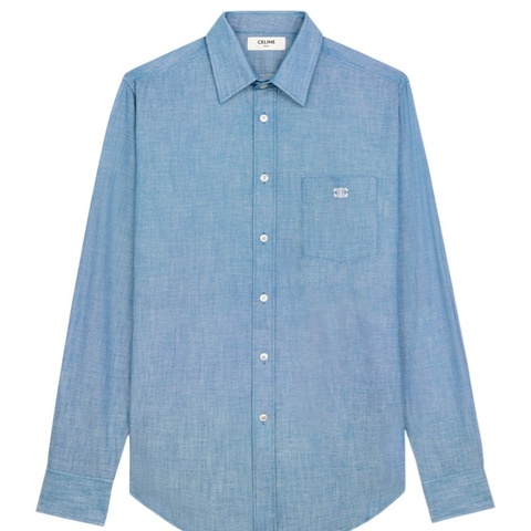 Celine 男士 翻领长袖衬衫SHIRTS CM-36 SHIRTS CM-37 SHIRTS CM-38 SHIRTS CM-39 SHIRTS CM-40 SHIRTS CM-41 SHIRTS CM-42 SHIRTS CM-43码