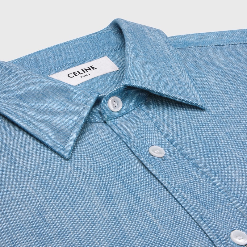 Celine 男士 翻领长袖衬衫SHIRTS CM-36 SHIRTS CM-37 SHIRTS CM-38 SHIRTS CM-39 SHIRTS CM-40 SHIRTS CM-41 SHIRTS CM-42 SHIRTS CM-43码-3