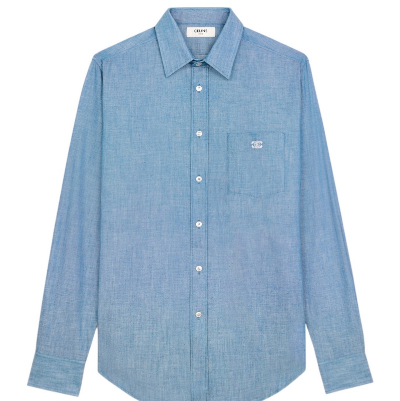 Celine 男士 翻领长袖衬衫SHIRTS CM-36 SHIRTS CM-37 SHIRTS CM-38 SHIRTS CM-39 SHIRTS CM-40 SHIRTS CM-41 SHIRTS CM-42 SHIRTS CM-43码-5