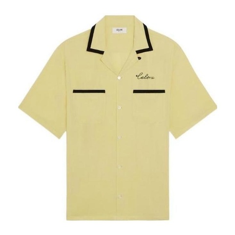 Celine 男士 粘膠纖維保齡球衫SHIRTS CM-37 SHIRTS CM-40 SHIRTS CM-41碼