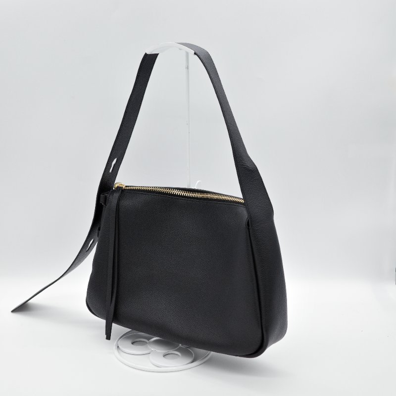 Tory Burch 湯麗柏琦 Romy 黑色 荔紋牛皮 肩背包-2