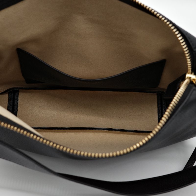 Tory Burch 湯麗柏琦 Romy 黑色 荔紋牛皮 肩背包-7