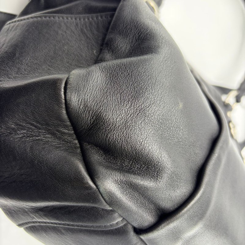 Prada 中古軟皮掀蓋手提包-13