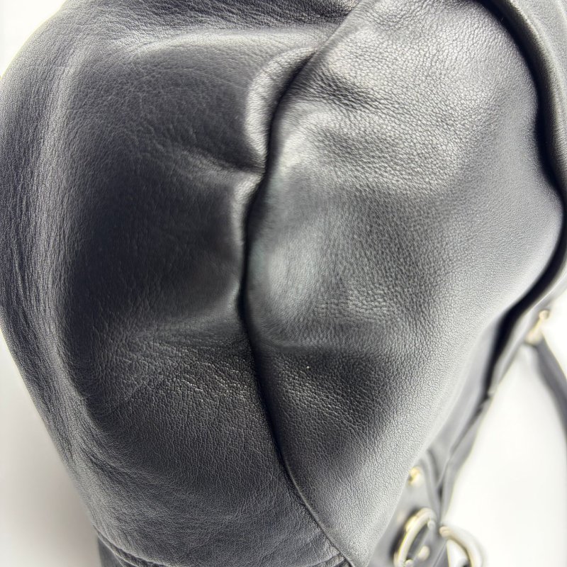 Prada 中古軟皮掀蓋手提包-16