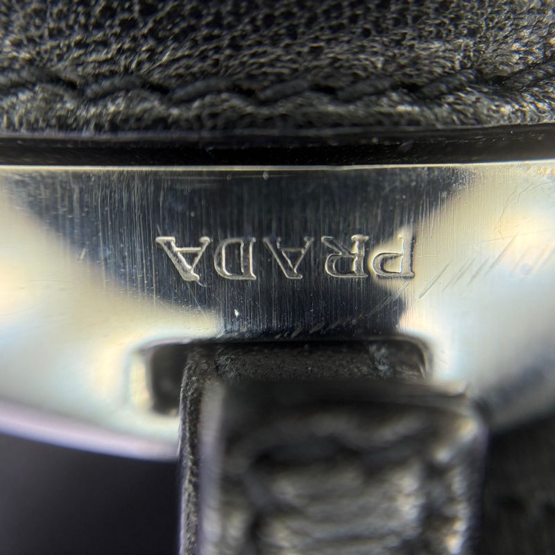 Prada 中古軟皮掀蓋手提包-21