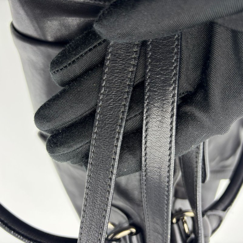 Prada 中古軟皮掀蓋手提包-23