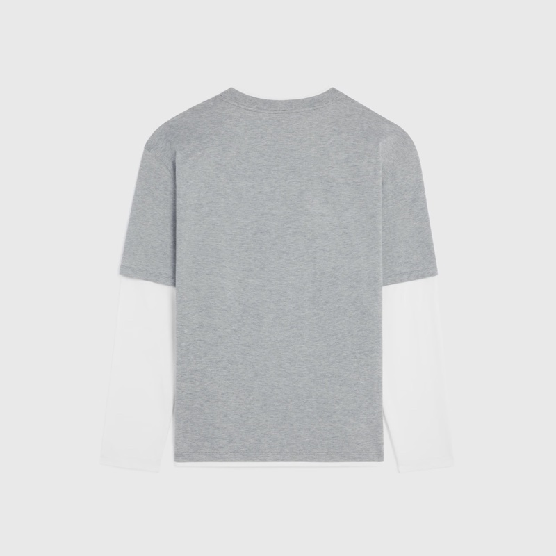 Celine 男士 棉質針織長袖T恤M L XL XXL碼-1