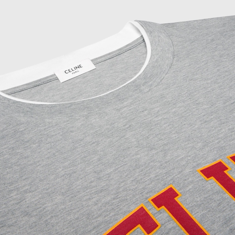 Celine 男士 棉質針織長袖T恤M L XL XXL碼-3