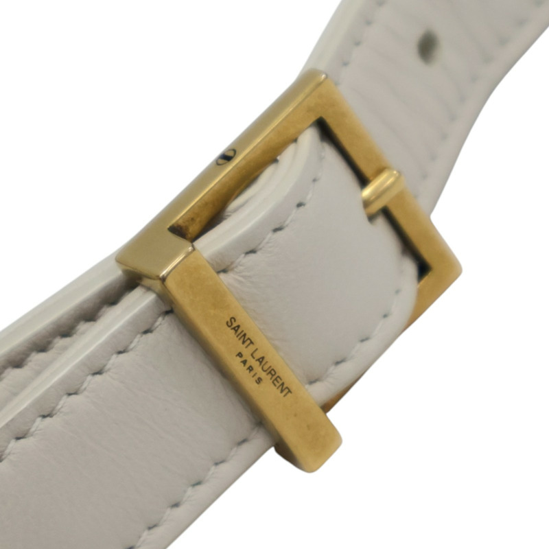 灰白色 菱格紋 羊皮 LE 57 肩背包【SAINT LAURENT YSL 聖羅蘭 】 698567-10